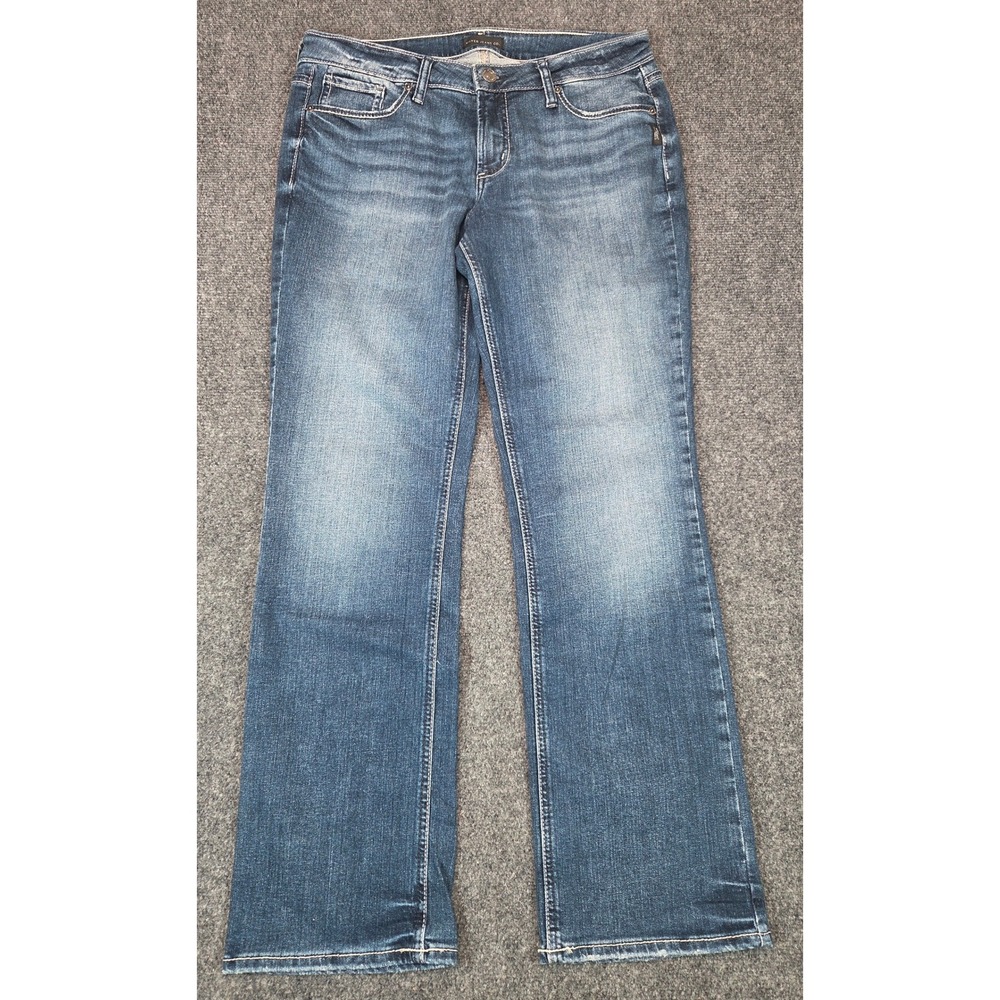 Silver Jeans Co Suki Slim Boot Jeans Womens W31 L31 Medium Wash
